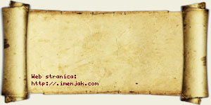 Isidora Joković vizit kartica